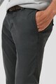 s.Oliver Sneck slim fit chino nadrág egyenes szárakkal férfi