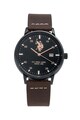 U.S. Polo Assn. Ceas quartz cu o curea de piele Barbati