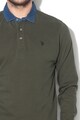U.S. Polo Assn. Bluza polo cu guler din chambray Vintage Barbati