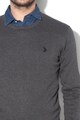 U.S. Polo Assn. Pulover din tricot fin cu broderie logo Robin Barbati