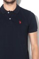 U.S. Polo Assn. Tricou polo din pique cu broderie logo Barbati