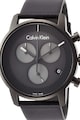 CALVIN KLEIN Chrono karóra bőrszíjjal férfi