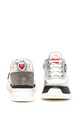 Love Moschino Colorblock sneaker nyersbőr szegéllyel női