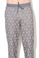 Moschino Pantaloni de pijama cu imprimeu logo Barbati