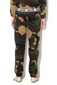 Moschino Pantaloni sport de casa cu imprimeu camuflaj Femei