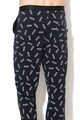 Moschino Pantaloni de pijama cu imprimeu logo Barbati