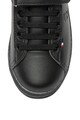 U.S. Polo Assn. Pantofi sport de piele ecologica cu velcro Franco Baieti