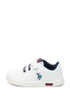 U.S. Polo Assn. Pantofi sport de piele ecologica cu velcro Cameron Baieti