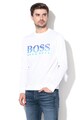 Boss Hugo Boss Salbo pulóver nagy méretű logóval férfi