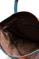 Pellearts Vászon és bőr táska patchwork dizájnnal női