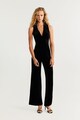 Mango Halston bársonyos overall női