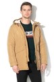 Jack & Jones Jacheta parka cu gluga cu captuseala din material teddy Wetford Barbati