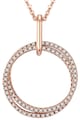 Highstreet Jewels Colier placat cu aur rose, decorat cu cristale zirconia Femei
