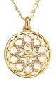 Highstreet Jewels Colier cu pandantiv rotund decorat cu cristale Swarovski Femei