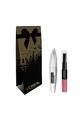 L'Oreal Paris Set : Mascara Bambi Eye False Lash 01 Black 8.9 ml, Ruj lichid rezistent la transfer Infaillible 24H, 213 Toujours Teaberry Femei