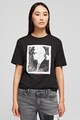 Karl Lagerfeld Mintás és feliratos póló női