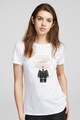 Karl Lagerfeld Памучна тениска Ikonik с щампа Жени