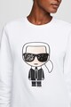 Karl Lagerfeld Bluza sport cu logo brodat Ikonik Femei