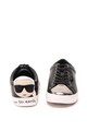 Karl Lagerfeld Pantofi sport de piele, cu detaliu metalic Skool Femei