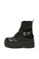 Steve Madden Ghete din piele cu talpa wedge Folie Femei