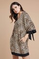 Fiorella Rubino Rochie dreapta cu model animal print Femei