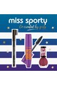 Miss Sporty Set : Mascara Pump up Booster 001 black, Creion de sprancene 002 brown, Lac de unghii Lasting Colour 151 miss red Femei