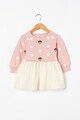 GAP Rochie cu aspect 2in1 si imprimeu cu inimi si Minnie Mouse Fete