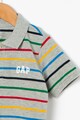 GAP Tricou polo din material pique in dungi Baieti