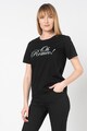 Silvian Heach Collection Tricou din bumbac cu imprimeu text Opicin Femei