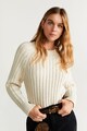Mango Sleever kötött pulóver női