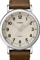 Timex Часовник Standard с кожена каишка, 40 мм Мъже