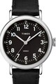 Timex Часовник Standard с кожена каишка, 40 мм Мъже