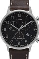 Timex Часовник The Waterbury с хронораф и кожена каишка, 40 мм Мъже