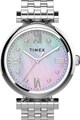 Timex Gyöngyházfényű kijelzős karóra Swarovski® kristályokkal női