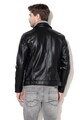 Jack & Jones Jacheta biker de piele ecologica Hipe Barbati