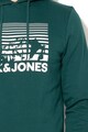 Jack & Jones Hanorac regular fit cu captuseala din fleece si imprimeu logo Ridge Barbati