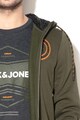 Jack & Jones Sigurd logómintás cipzáros kapucnis pulóver férfi