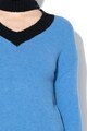 GUESS Пуловер с вълна и контрастно деколте Жени