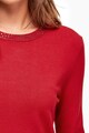 s.Oliver Pulover din tricot fin cu aplicatii din strasuri Femei