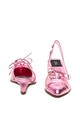 Marc Jacobs Pantofi slingback cu toc kitten si segmente transparente Femei