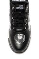 Love Moschino Műbőr sneaker flitteres szív alakú rátétekkel női