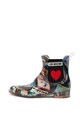 Love Moschino Ghete Chelsea de ploaie, cu imprimeu grafic Femei