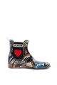 Love Moschino Ghete Chelsea de ploaie, cu imprimeu grafic Femei