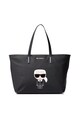 Karl Lagerfeld Geanta shopper cu garnituri de piele Femei