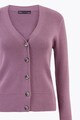 Marks & Spencer Cardigan cu aspect striat si nasturi Femei