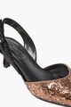 Marks & Spencer Pantofi slingblack cu aspect stralucitor Femei