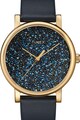 Timex Часовник с кожена каишка и кристали Swarovski® Жени