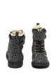 Kickers kids Ghete de piele cu imprimeu floral Fete