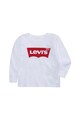 Levi's Kids Bluza sport cu decolteu la baza gatului si imprimeu logo Baieti