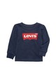 Levi's Kids Bluza sport cu decolteu la baza gatului si imprimeu logo Baieti